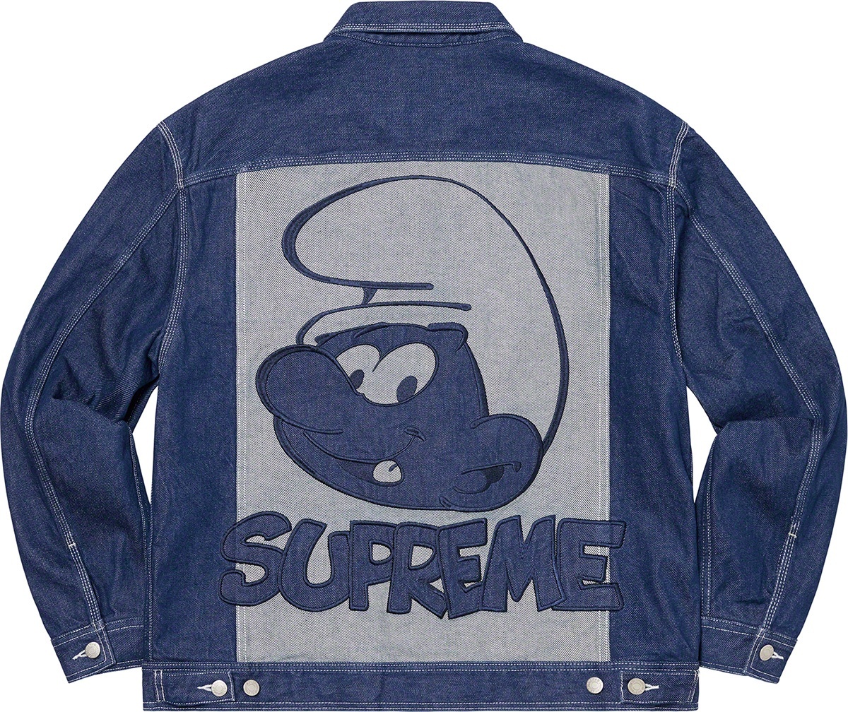 Supreme®/Smurfs™ Denim Trucker Jacket view 6